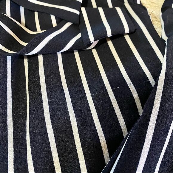 Mosaic & Co (XL) Navy & White Striped Pants - Picture 7 of 7